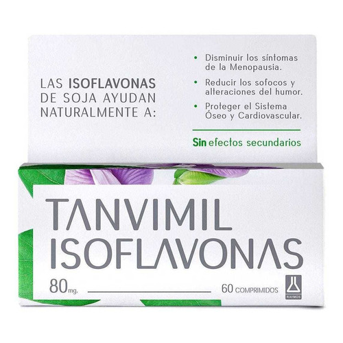 Suplemento Dietario Tanvimil Isoflavonas X 60 Comprimidos