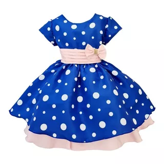 Vestido Com Manga Infantil Galinha Pintadinha Rosa Luxo