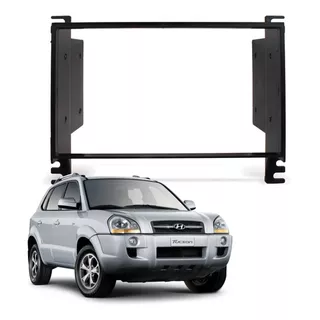 Moldura Central Painel 2 Din Hyundai Tucson Multimídia Dvd