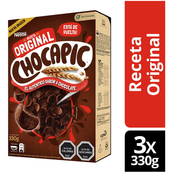 Cereal Chocapic® Receta Original 330g Pack X3
