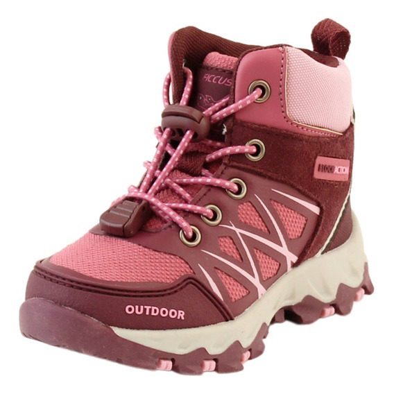 Zapatilla Outdoor Ficcus Tex Morado Kids Niña