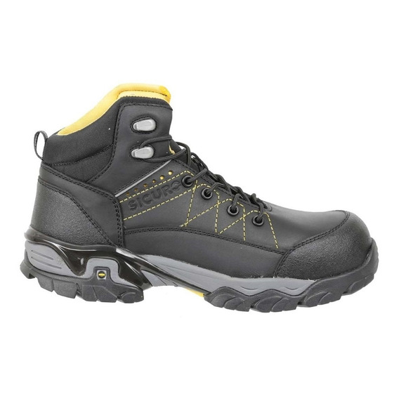 Bota De Seguridad Sicuro Forte Sf09 Negro Para Hombre