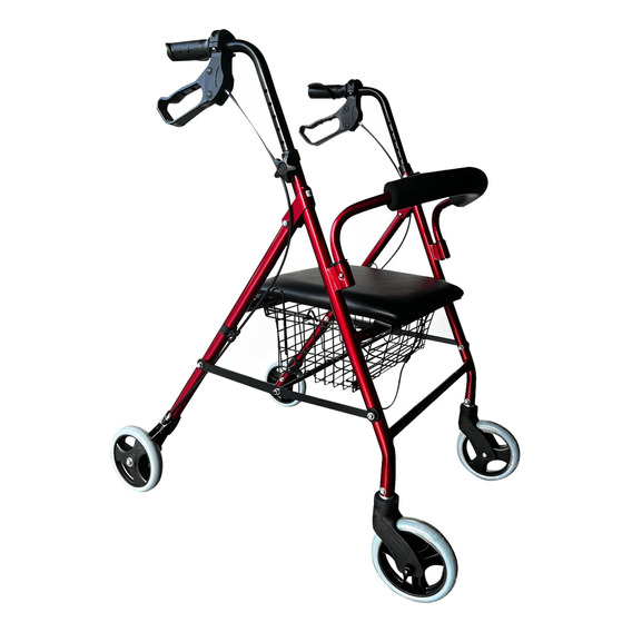 Andador Ortopédico Glomed Andador Roller Rojo Medio