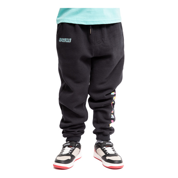 Pantalon Jogger Infantil Spitfire Skate Like A Girl Negro