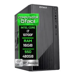 Pc Fácil Intel Core I7 10700f 16gb Ddr4 Ssd 480gb no Mercado Livre com oferta e cupom de desconto