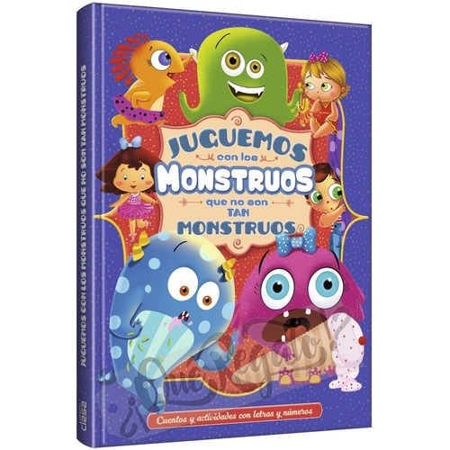 Libro Juguemos Con Los Monstruos Cuentos Con Páginas Pizarra