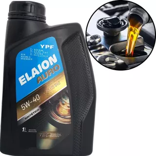 4l Óleo De Motor Sintético Ypf 5w40 Sn Elaion Auro Plus 540