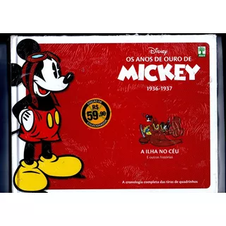 Mickey A Ilha No Céu -capa Dura  Anos De Ouro-ed De Luxo