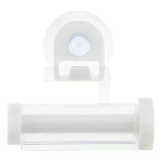 Dispenser Espremedor Rolamento Para Pasta De Dente E Tubos Cor Branco