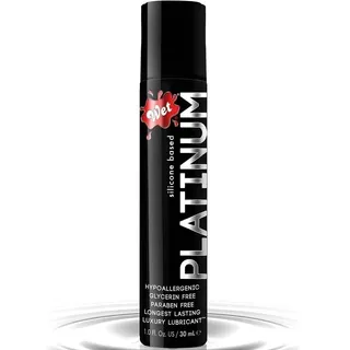 Lubricante Wet Luxury Collection Platinum Silicone 1 Oz 30ml