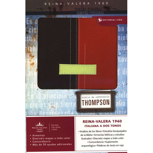 Biblia Thompson Personal Rvr1960, Color Marrón Y Terracota