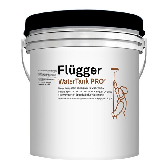 Flugger Watertank Pintura Tanques De Agua Epoxi Premium 10 L