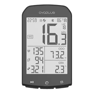 Ciclocomputadora Cycplus M1 Pantalla Led De 2.9  Color Negro