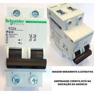 Disjuntor K32a Bipolar 16 Amperes Curva B Schneider
