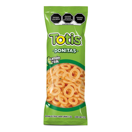 Botana Totis Sal Y Limon Tubo 55g