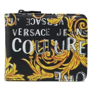 Cartera Versace Jeans Couture Baroque Print Wallet Original