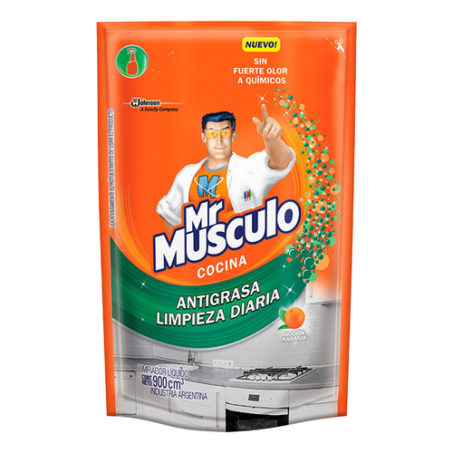 Limpiador Mr Músculo Cocina original en doypack 900ml