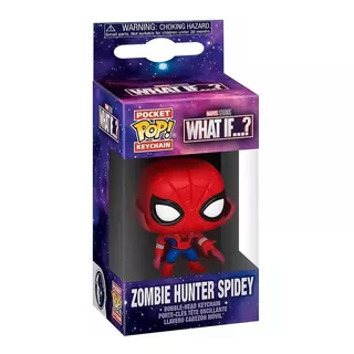 Llavero Funko Pop Spiderman Cazador Zombies- Marvel What If?