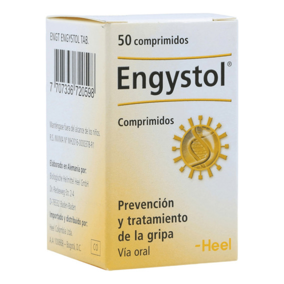 Homeopático Engystol Tabletas Heel 50 Tab