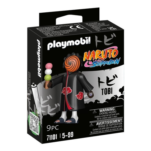 Figura Armable Playmobil 71101 Naruto Tobi 9 Piezas 3+