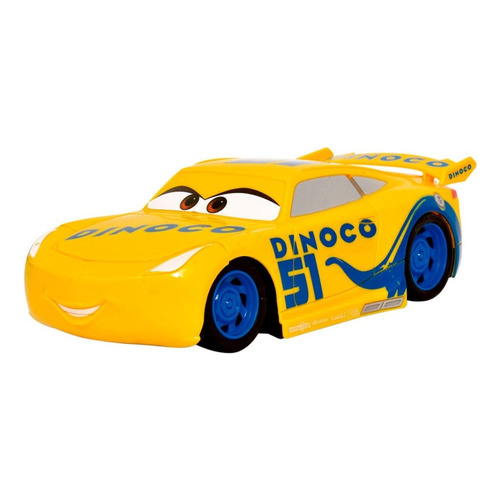 Auto de juguete Cars Ditoys Fricción color amarillo