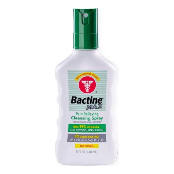 Bactine Spray Analgesico Limpiador Para Tatuaje O Piercing