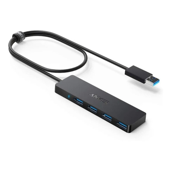 Hub Usb Anker 4 Port Original Usb 3.0 Slim - Pc / Mac 5gb