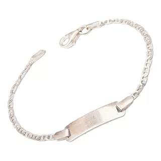 Pulsera Plata 925 Italiana Identidad Eslabón Gucci Pp302 Rei