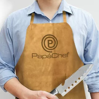 Pechera Reno Papá Chef + Cuchillo Parrillero