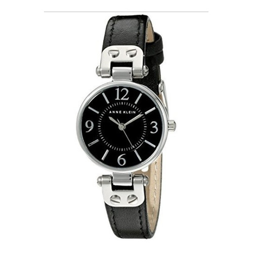 Reloj Para Mujer Anne Klein 10/9443bkbk Color de la correa Negro Color del fondo Negro