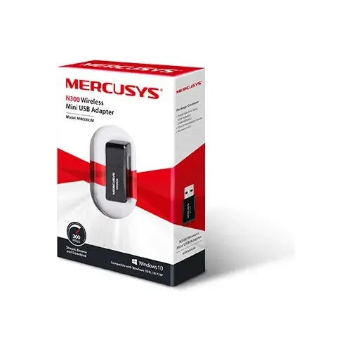 ADAPTADOR MERCUSYS WIFI USB N300 MW300UM