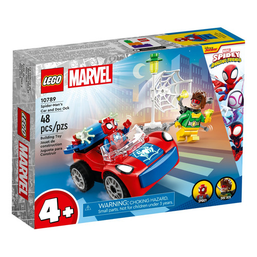 Lego Spidey - Coche De Spider-man Y Doc Ock (10789) Cantidad de piezas 48
