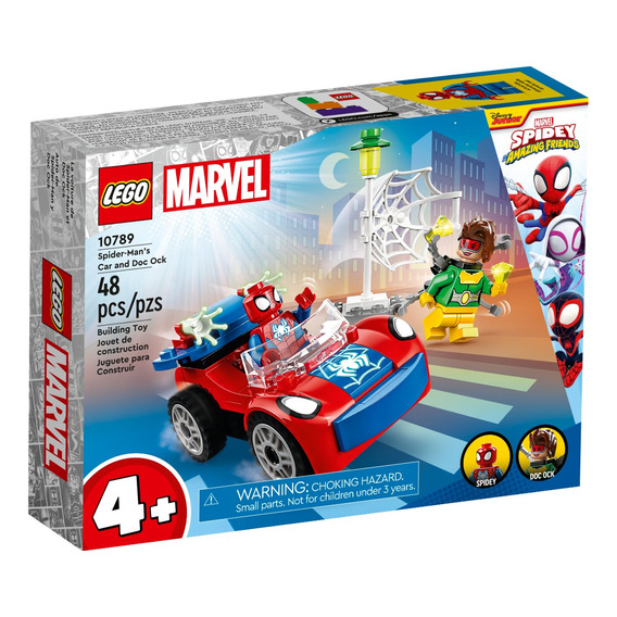 Lego Spidey - Coche De Spider-man Y Doc Ock (10789) Cantidad de piezas 48