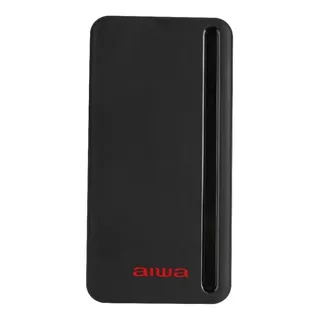 Cargador Portátil Aiwa 10.000 Usb 4 En 1 Universal Paw-230 Color Negro