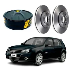  Disco Freio Dianteiro Golf 1.6 2.0 Com Abs 2008 A 2013