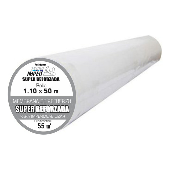 Malla Impermeabilizante Super Reforzada Rollo 1.10 X 50 Mt