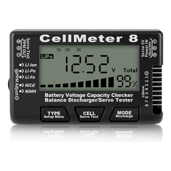 Medidor De Cantidad Eléctrica, Voltaje De Vida Útil (nimh)