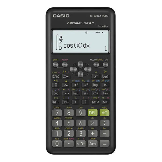 Calculadora Cientifica Casio Fx-570laplus Vectores Matrices