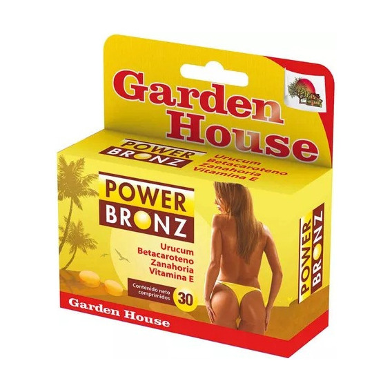 Garden House Suplemento Bronceador Power Bronz X 30 