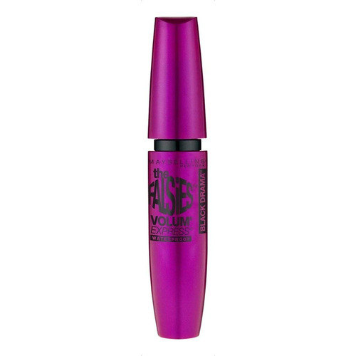 Máscara de pestañas Maybelline Volum' Express The Falsies waterproof 0.28 fl oz color black drama