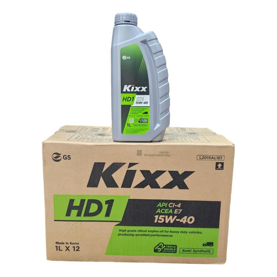 12 Litros Aceite Kixx 15w40 Api Ci-4 Acea E-7 Semi Sintetico