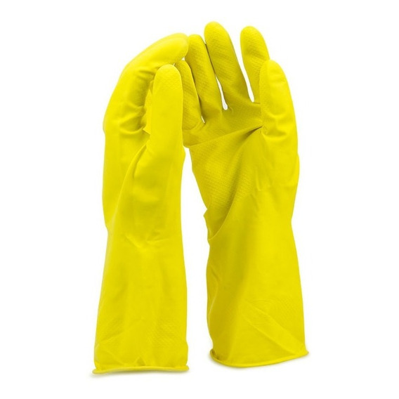 Guantes Látex Amarillo X 12 Unidades