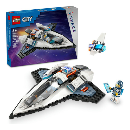 LEGO® City Nave Espacial Interestelar juguete de construcción con modelo de vehículo espacial y minifigura de un astronauta para niños y niñas amantes del juego creativo, a partir de 6 años 60430