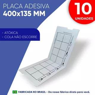 10 Peças Refil 400x135mm Armadilha Pega Mata Mosca Mosquito