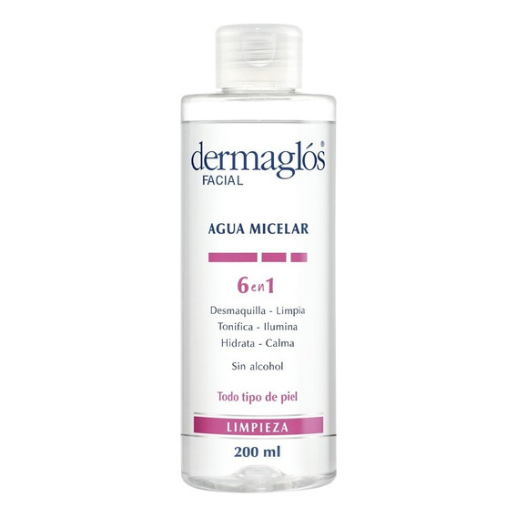 Dermaglos Agua Miceral 6 En 1 Limpieza Ttp 200ml