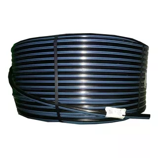 Mangueira Tubo Pelbd 16mm 100 Mts Pn 30 Faixa Azul Irrigação