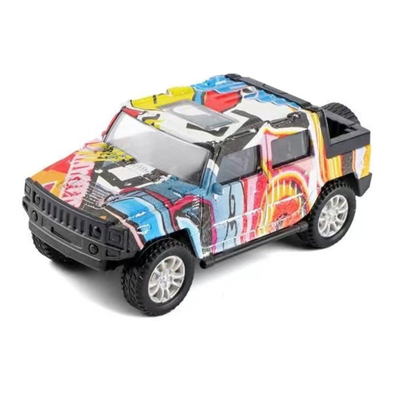 Camioneta Hip-hop 4x4 Metalica Escala 1:43 Pullback 