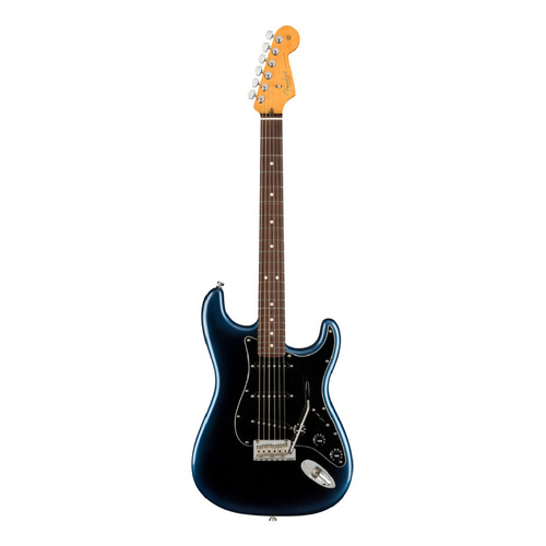 Guitarra eléctrica Fender American Professional II Stratocaster de aliso dark night brillante con diapasón de palo de rosa