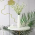 Welmatch White Artificial Orchids Faux Flowers - 10 Piezas 3