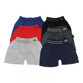 Boxer Algodón Sin Costura Para Niños Pck X12